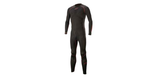 Jednodílné spodní prádlo pod kombinézu RIDE TECH LITE 1PC, ALPINESTARS (černá/červená) 2027
