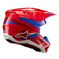 Přilba S-M5 ACTION 2, ALPINESTARS (červená fluo/modrá) 2027 (3)
