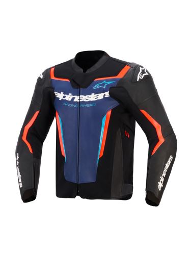 Bunda GP FORCE V2, ALPINESTARS (černá/modrá/červená fluo) 2027