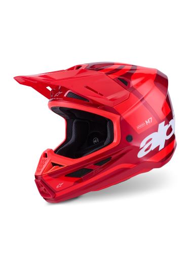 Přilba SUPERTECH S-M7 CORE, ALPINESTARS (červená) 2027