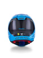 Přilba SUPERTECH S-M10 FLOOD, ALPINESTARS (modrá perleť/světle modrá/černá/carbon/matná/lesklá) 2026 (2)