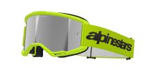 Brýle VISION 3 WORDMARK, ALPINESTARS (žlutá fluo, zrcadlové stříbrné plexi) 2027 Brýle VISION 3 WORDMARK, ALPINESTARS (žlutá fluo, zrcadlové stříbrné plexi) 2027