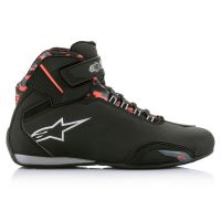 Boty SEKTOR WATERPROOF, ALPINESTARS (černá/červená/šedá/camo) 2027 (1)