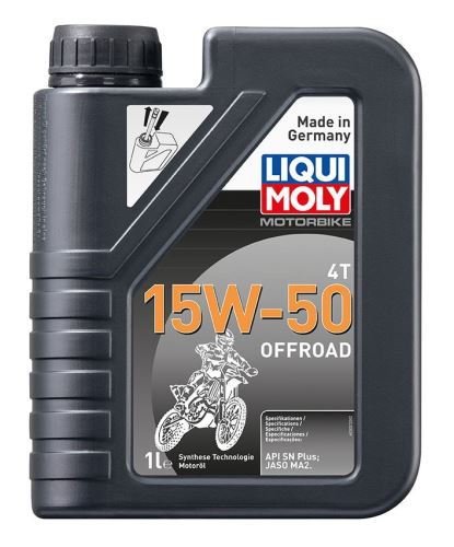 LIQUI MOLY Motorbike 4T 15W50 Offroad,syntetický motorový olej 1 l