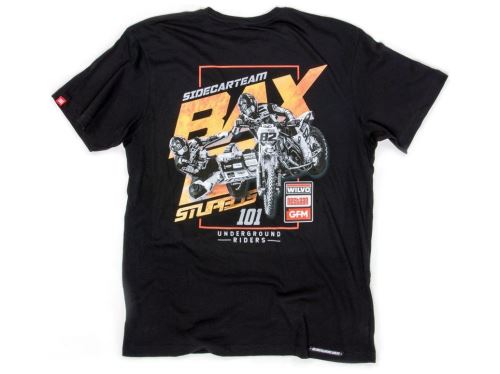 Triko FAN BAX STUPELIS, 101 RIDERS - ČR (černá, vel. S)