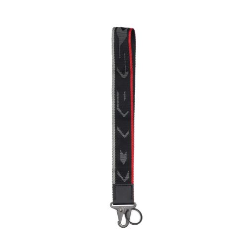 Klíčenka KEY HOLDER SHORT, SPIDI (černá/šedá)