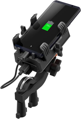 Držák mobilního telefonu na řídítka včetně powerbanky PowerPro, SENA