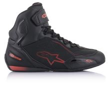 Boty FASTER-3 DRYSTAR, ALPINESTARS (černá/červená fluo) (1)