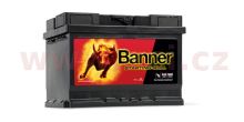 55Ah baterie, 450A, pravá BANNER Starting Bull 241x175x175
