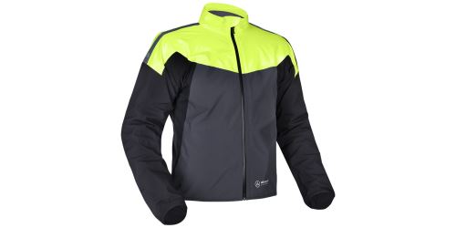 Bunda RAIN SEAL PRO, OXFORD ADVANCED (šedá/černá/žlutá fluo)