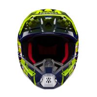 Přilba S-M5 RASH, ALPINESTARS (tmavě modrá/žlutá fluo) 2026 (5)