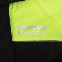 Bunda RAIN SEAL, OXFORD (černá/žlutá fluo) (8)