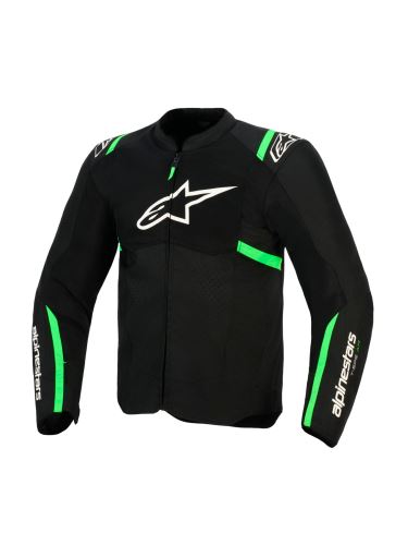 Bunda T-SPS AIR V2, ALPINESTARS (černá/zelená fluo) 2027