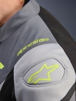 Bunda T-JAWS V4 WATERPROOF, ALPINESTARS (černá/světle šedá/šedá) 2027 (7)