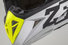 Přilba X1.9D TENDO, ZED, dětská (černá matná/tmavě šedá/světle šedá/žlutá fluo) 2026 (4)