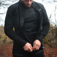 Termotriko s dlouhým rukávem ADVANCED BASE LAYER, OXFORD ADVANCED (šedé/černé) (7)
