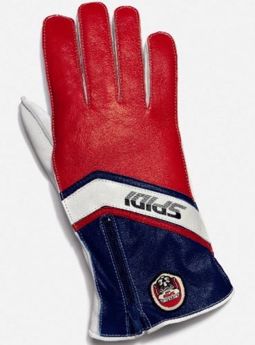 Kožené rukavice Spidi Replica 77 - červeno-modro-bílé