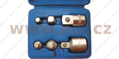 Sada redukcí pro ráčny 1/2", 3/4", 3/8", 6 ks