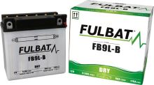 Baterie 12V, YB9L-B, 9Ah, 115A, konvenční 135x75x139 FULBAT (vč. balení elektrolytu) (2)