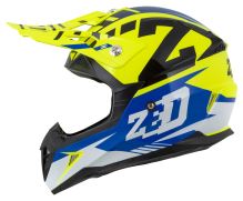 Přilba X1.9D TARGA, ZED, dětská (žlutá fluo/modrá/černá/bílá) 2026 (2)
