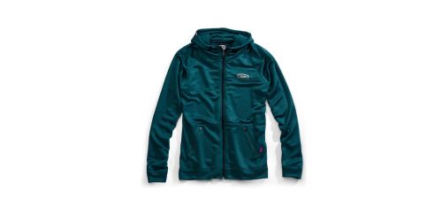 mikina na zip s kapucí Union, 100 - USA (tyrkysová)