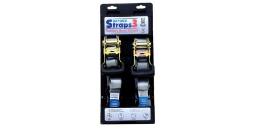 Popruhy Straps 3 nastavitelné a zesílené, OXFORD (šedé, šířka 25 mm)