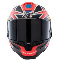 Přilba SUPERTECH R10 limitovaná edice JACK MILLER, ALPINESTARS (matný karbon/červená/modrá/žlutá/bílá) (11)