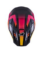 Přilba SUPERTECH S-M7 RISE, ALPINESTARS (černá/žlutá/růžová fluo) 2027 (6)
