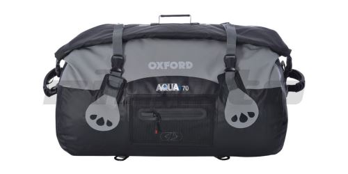 vodotěsný vak Aqua70 Roll Bag, OXFORD - Anglie (černý/šedý, objem 70 l)