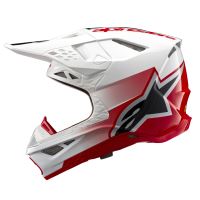 Přilba SUPERTECH S-M10 UNITE, ALPINESTARS (červená/bílá) 2026 (1)