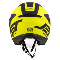 Přilba Jet Tech Corso, CASSIDA (černá matná/žlutá fluo) (4)