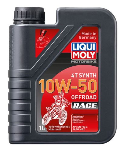 LIQUI MOLY Motorbike 4T Synth 10W50 Offroad Race, plně syntetický motorový olej 1 l
