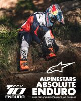 Boty TECH 10 ENDURO, ALPINESTARS (oranžová fluo/černá/bílá) 2027 (4)