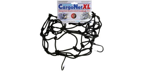 Pružná zavazadlová síť XL pro motocykly, OXFORD (43 x 43 cm, černá)