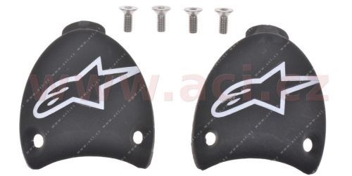 Slidery paty pro boty SMX PLUS, ALPINESTARS (černé/bílé, pár)
