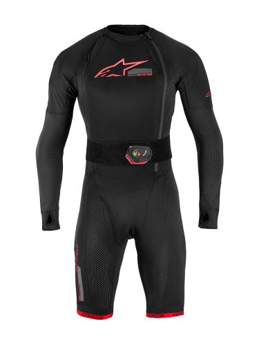 Airbagová vesta TECH-AIR®10 V2 RACE system, ALPINESTARS (černá/červená/šedá) 2027