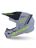 Přilba S-M3 RADIUM, ALPINESTARS (šedá mat/žlutá fluo/černá) 2027 (1)