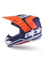 Přilba SUPERTECH S-M7 CORE, ALPINESTARS (oranžová/modrá/bílá/matná) 2027 (1)