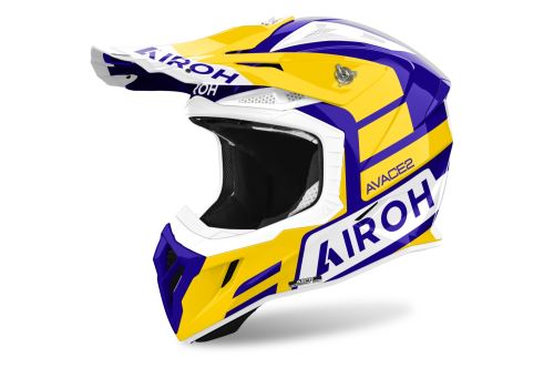 Přilba AVIATOR ACE 2 Sake, AIROH (lesklá žlutá) 2025