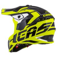 Přilba Cross Pro 2 Contra, CASSIDA (žlutá fluo/černá/šedá/bílá) (6)