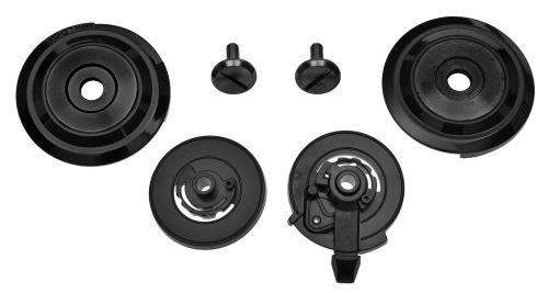 Mechanismus hledí pro přilby Fibre, CASSIDA (černá/černá)