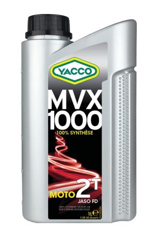 YACCO motorový olej plně syntetický MVX 1000 2T 1l