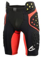 Šortky pod kalhoty SEQUENCE PRO, ALPINESTARS (černé/červené/žluté fluo, vel. M)
