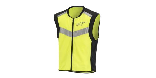 Reflexní vesta FLARE NEON, ALPINESTARS (černá/žlutá fluo) 2027