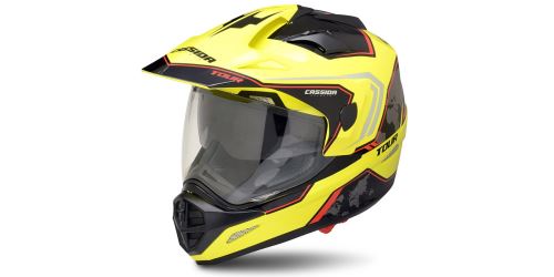 přilba Tour Globe, CASSIDA - ČR (černá/žlutá fluo/červená)