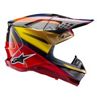 Přilba SUPERTECH S-M10 ERA, ALPINESTARS (zlatá/červená) 2026 (4)