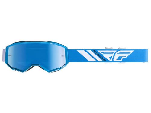 Brýle ZONE 2019, FLY RACING (modré, modré chrom plexi)