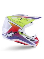 Přilba SUPERTECH S-M7 FUSE, ALPINESTARS (bílá/žlutá fluo/fialová) 2027 (4)