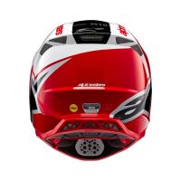 Přilba SUPERTECH S-M10 UNITE, ALPINESTARS (červená/bílá) 2026 (2)