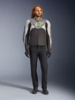Bunda T-JAWS V4 WATERPROOF, ALPINESTARS (černá/světle šedá/šedá) 2027 (2)